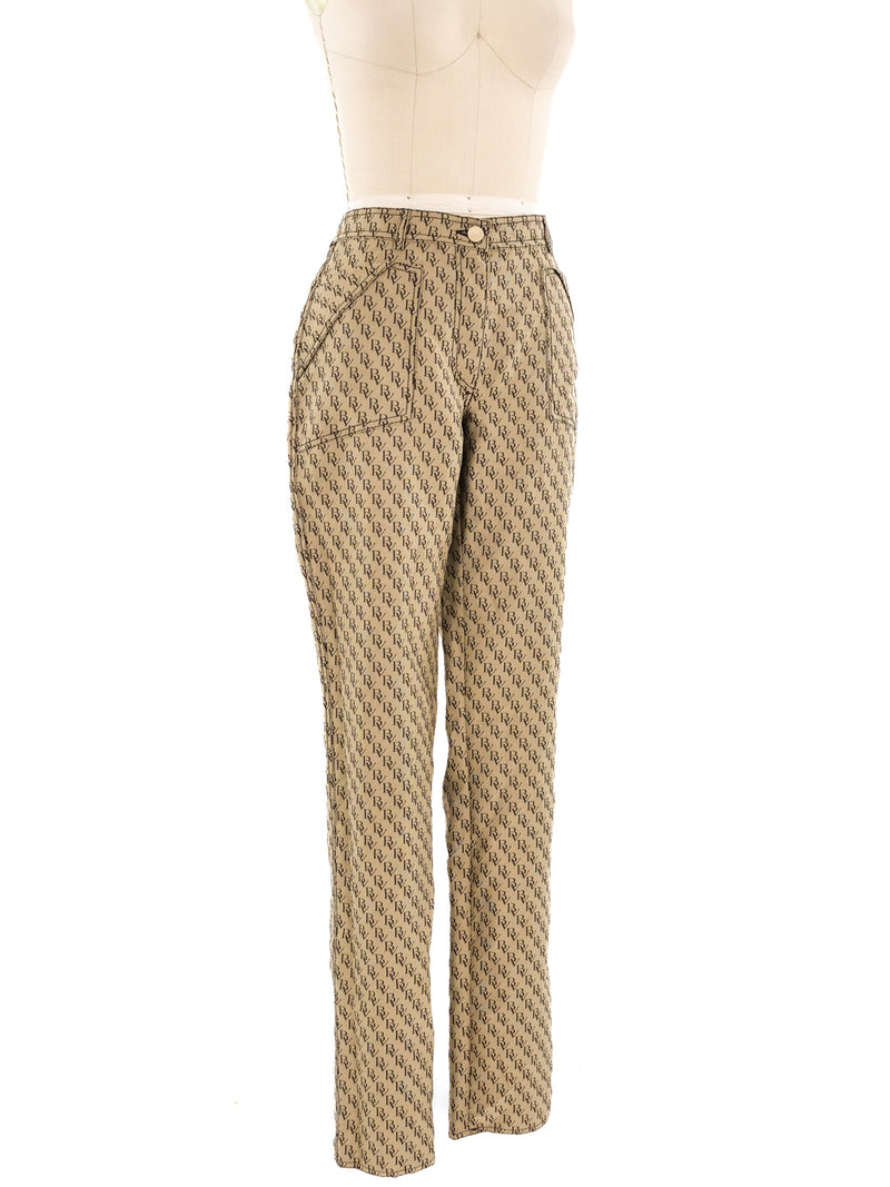 Bottega Veneta Logo Monogram Trousers Top arcadeshops.com