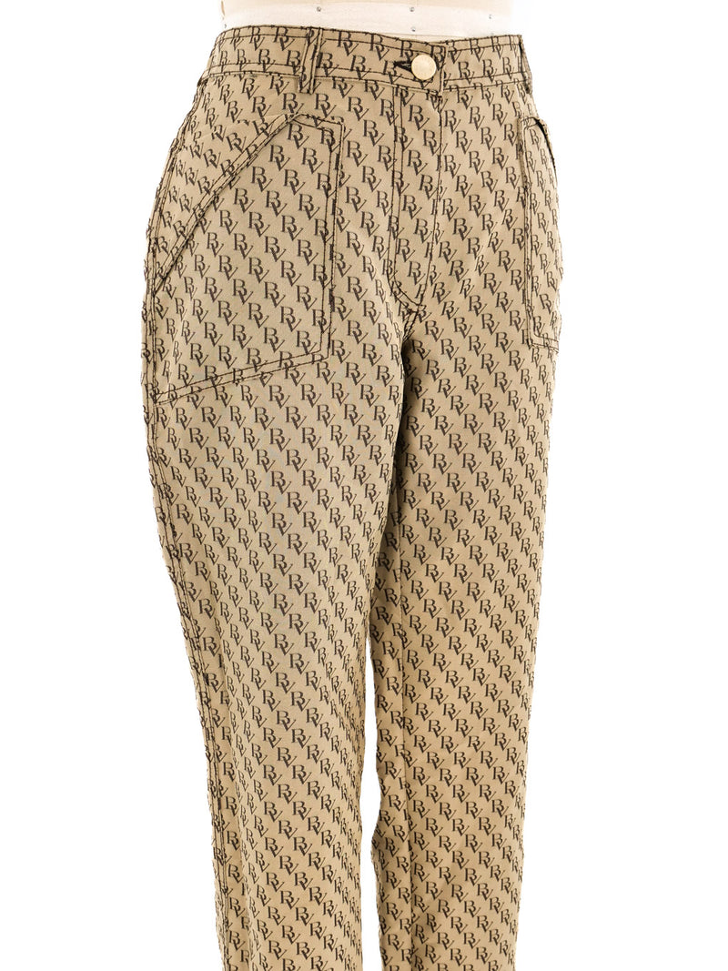 Bottega Veneta Logo Monogram Trousers Top arcadeshops.com