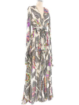 Etro Printed Silk Maxi Dress Dress arcadeshops.com