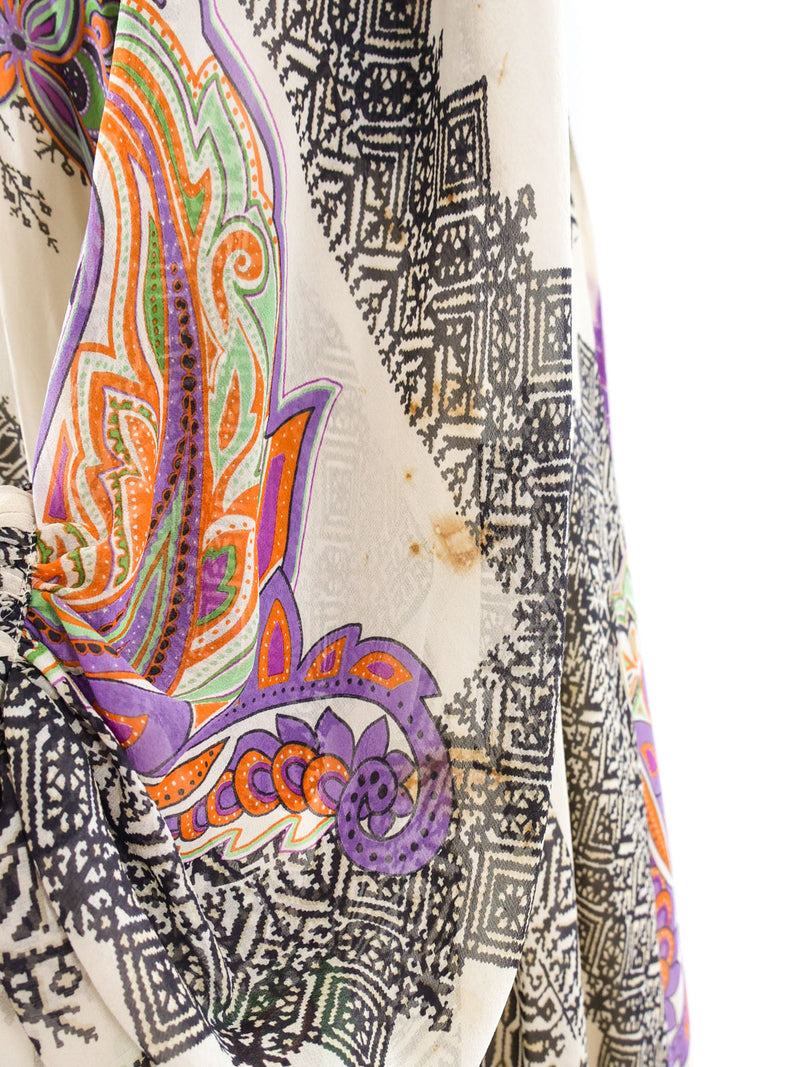 Etro Printed Silk Maxi Dress Dress arcadeshops.com