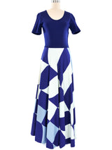 Pierre Balmain Graphic Printed Maxi Dress Dress arcadeshops.com