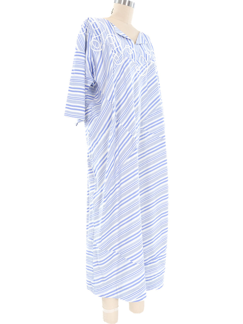 Koos Van Den Akker Striped Caftan Dress arcadeshops.com