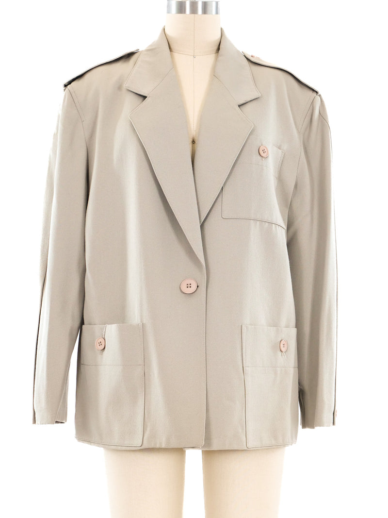 Christian Dior Khaki Utility Jacket Jacket arcadeshops.com