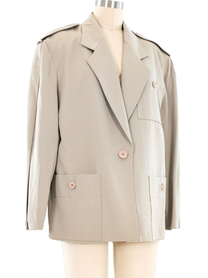 Christian Dior Khaki Utility Jacket Jacket arcadeshops.com