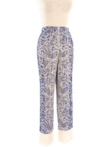 Issey Miyake Pleats Please Graphic Printed Plisse Pants Bottom arcadeshops.com