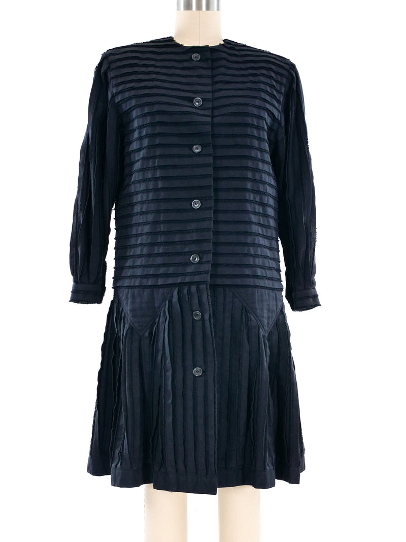 Issey Miyake Pleated Coat Dress Dress arcadeshops.com