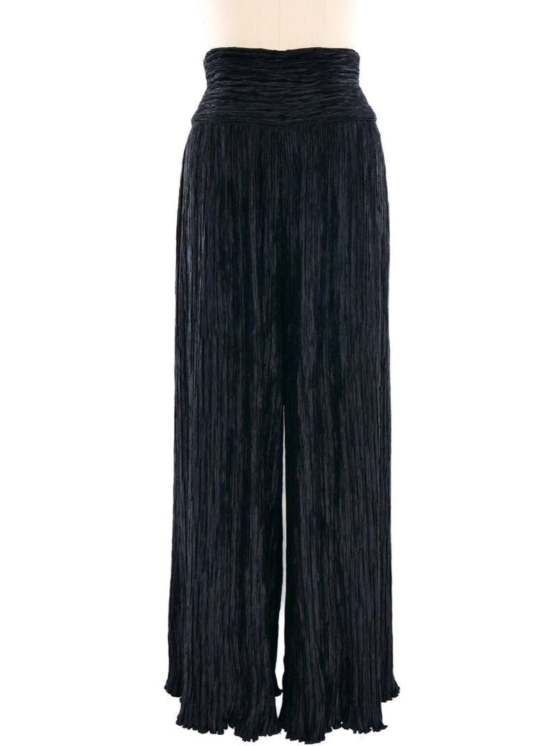 Mary McFadden Plisse Trousers Bottom arcadeshops.com