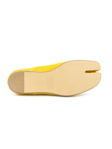 Maison Margiela Canary Velvet Tabi Slippers, Size 41 Accessory arcadeshops.com