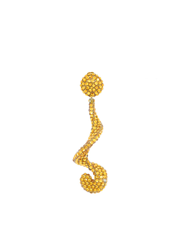 Richard Kerr Jeweled Swirl Drop Earrings Accessory arcadeshops.com