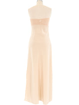 Christian Dior Strapless Diorissimo Lingerie Slip Dress Dress arcadeshops.com