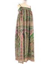 Floral Paisley Printed Maxi Dress Dress arcadeshops.com