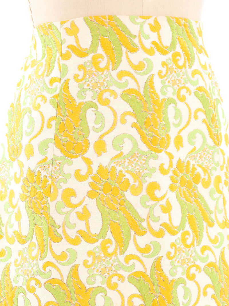 Prada Brocade Mini Skirt Bottom arcadeshops.com