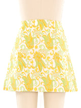 Prada Brocade Mini Skirt Bottom arcadeshops.com