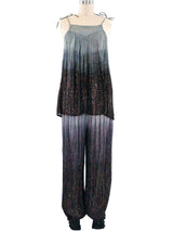 Rainbow Lurex Stripe Pant Ensemble Suit arcadeshops.com