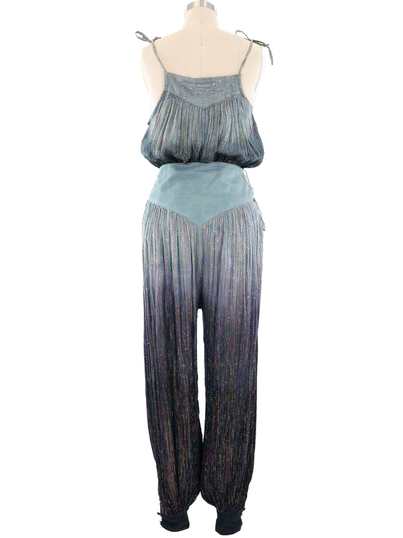 Rainbow Lurex Stripe Pant Ensemble Suit arcadeshops.com