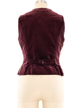 Geoffrey Beene Embroidered Velvet Vest Jacket arcadeshops.com