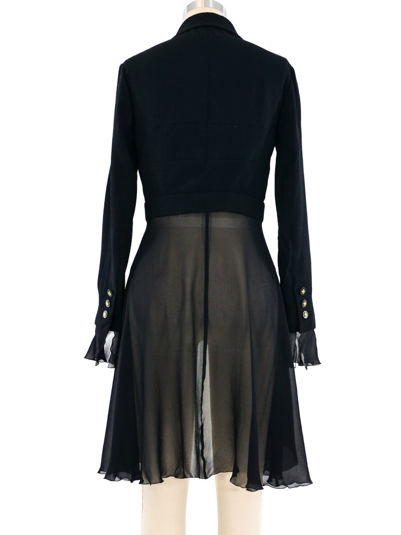 Chanel Chiffon Tails Jacket Jacket arcadeshops.com