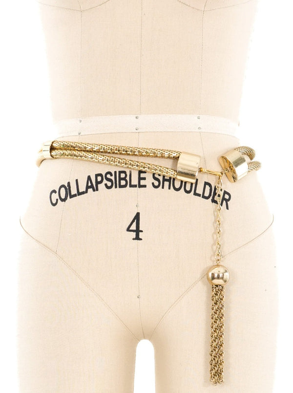 Tassel Accented Chainmail Belt Accessory arcadeshops.com