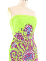 Gianni Versace Istante Baroque Strapless Dress Dress arcadeshops.com