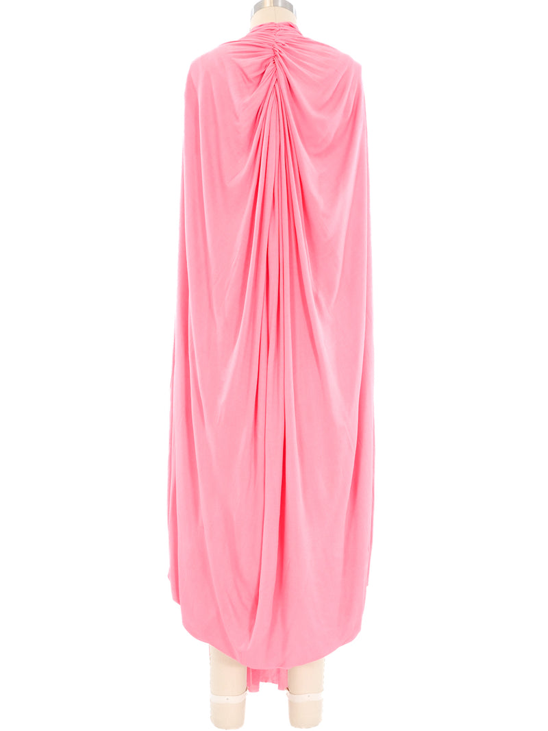 Celine Caped Jersey Gown Dress arcadeshops.com