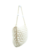 1960's Ivory Gumball Beaded Bag Accessory arcadeshops.com