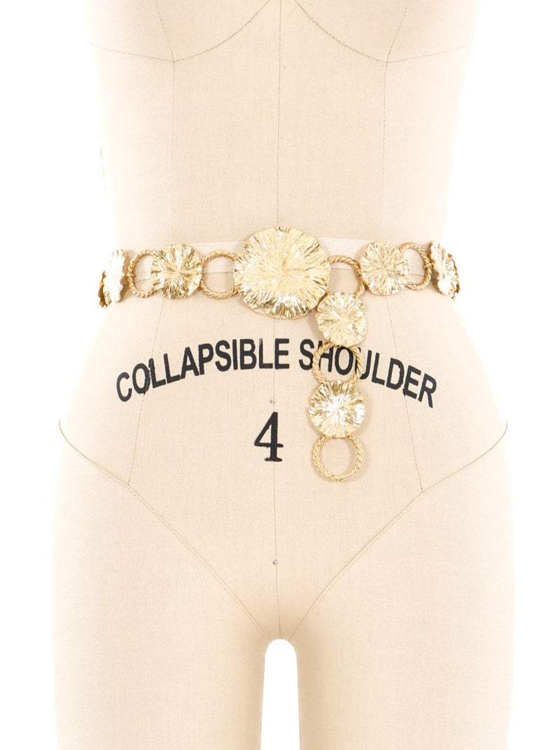 Yves Saint Laurent Petal Chainlink Belt Accessory arcadeshops.com