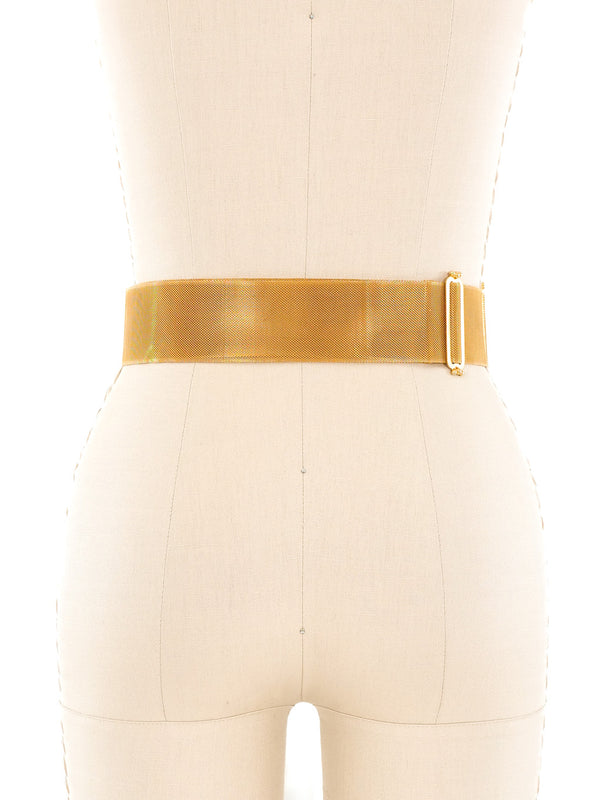 De Lillo Goldtone Mesh Belt Accessory arcadeshops.com