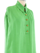 Galanos Layered Silk Shift Dress Dress arcadeshops.com