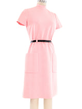 Norman Norell Belted Wool Dress Dress arcadeshops.com