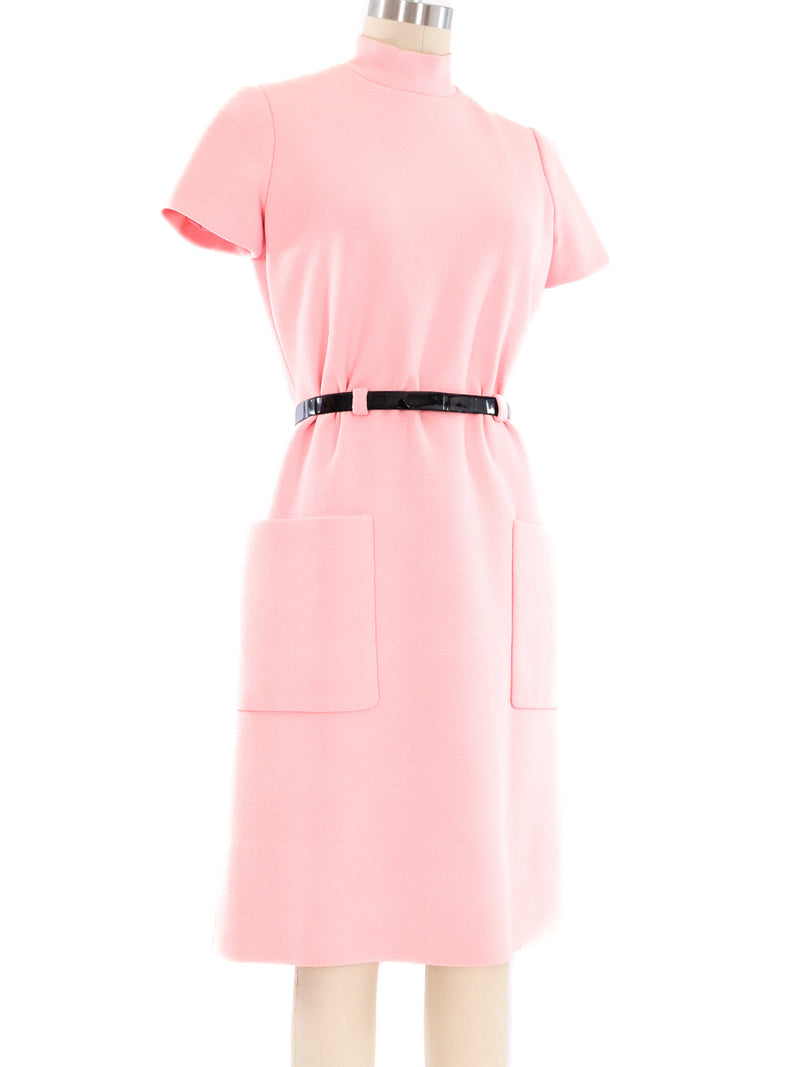 Norman Norell Belted Wool Dress Dress arcadeshops.com