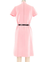 Norman Norell Belted Wool Dress Dress arcadeshops.com