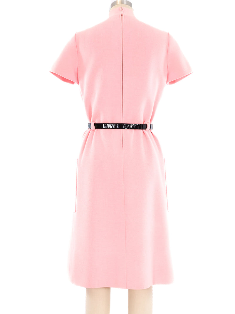 Norman Norell Belted Wool Dress Dress arcadeshops.com