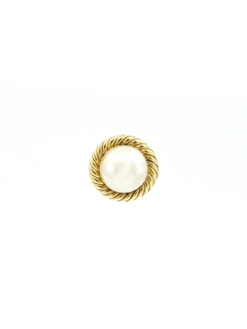 Chanel Pearl Accented Earrings Jewelry arcadeshops.com