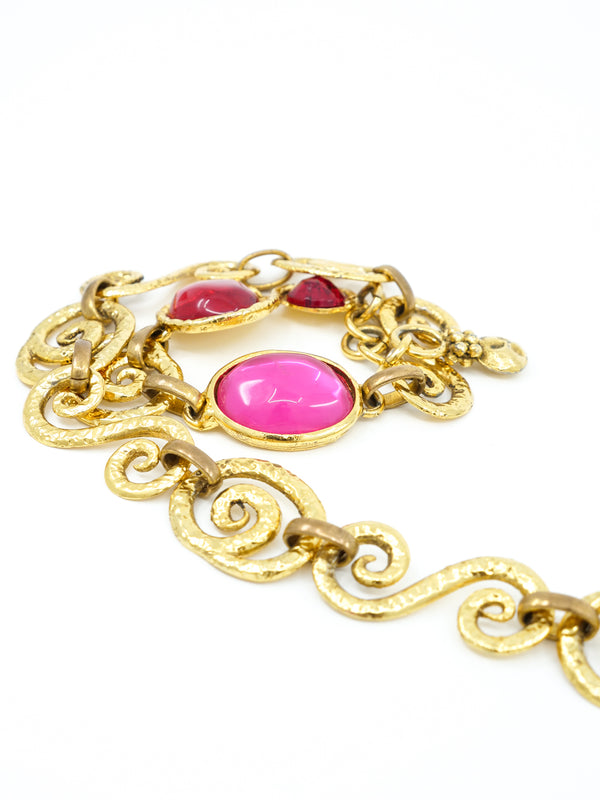 Emanuel Ungaro Jeweled Chain Belt Accessory arcadeshops.com