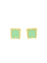 Escada Mint Enamel Earrings Jewelry arcadeshops.com