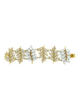Nina Ricci Crystal Leaf Bracelet and Earring Set Jewelry arcadeshops.com