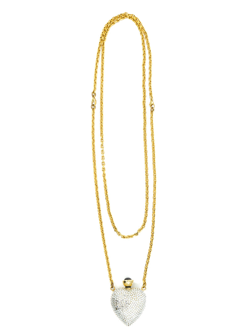 Judith Leiber Layered Heart Pendant Necklace Jewelry arcadeshops.com