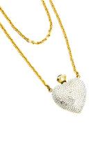 Judith Leiber Layered Heart Pendant Necklace Jewelry arcadeshops.com