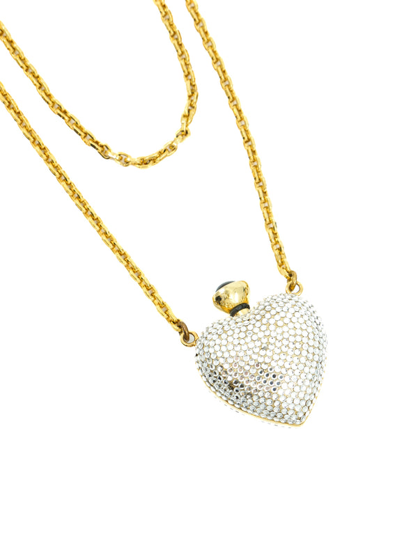 Judith Leiber Layered Heart Pendant Necklace Jewelry arcadeshops.com