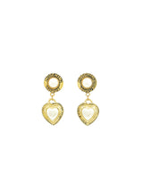 Moschino Pearl Heart Earrings Jewelry arcadeshops.com