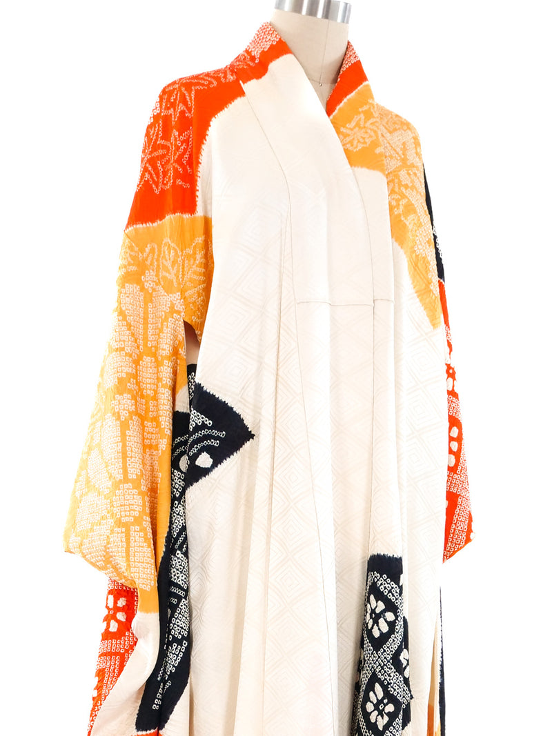 Multicolor Shibori Kimono Jacket arcadeshops.com
