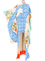 Floral Printed Shibori Kimono Jacket arcadeshops.com