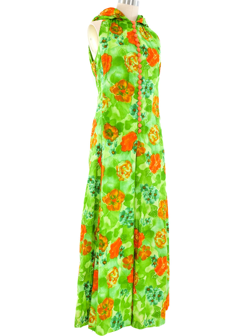 Lilly Pulitzer Hooded Floral Playsuit Jumpsuit arcadeshops.com