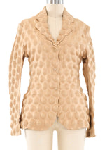 Issey Miyake Tan Bubblewrap Jacket Jacket arcadeshops.com