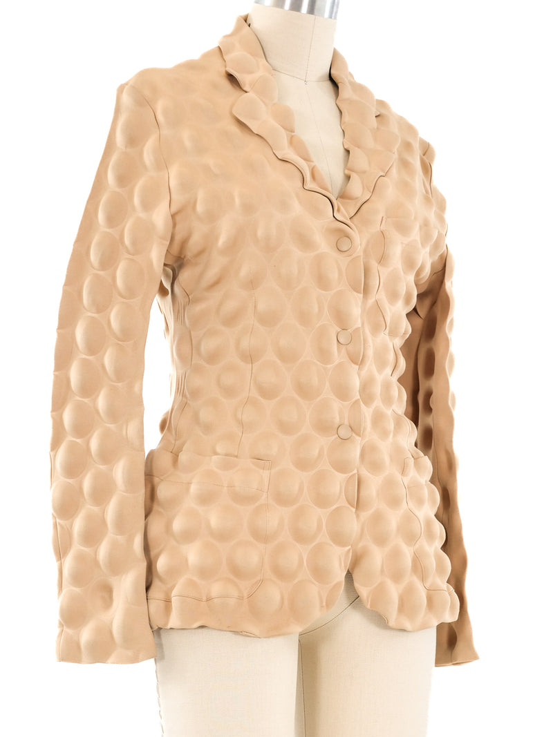 Issey Miyake Tan Bubblewrap Jacket Jacket arcadeshops.com