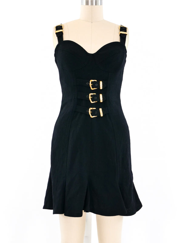 Gemma Kahng Buckled Bustier Dress Dress arcadeshops.com