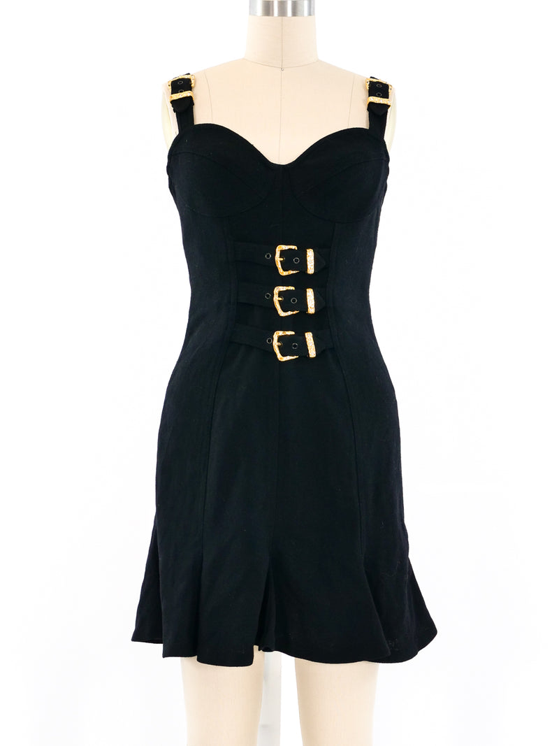 Gemma Kahng Buckled Bustier Dress Dress arcadeshops.com