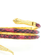 Coiled Snakeskin Bangle Jewelry arcadeshops.com