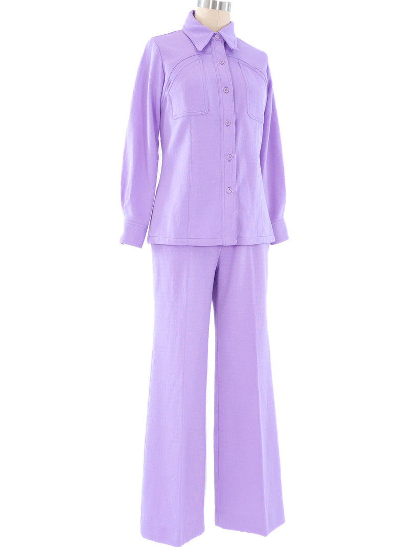 1970's Lavender Pant Suit Suit arcadeshops.com