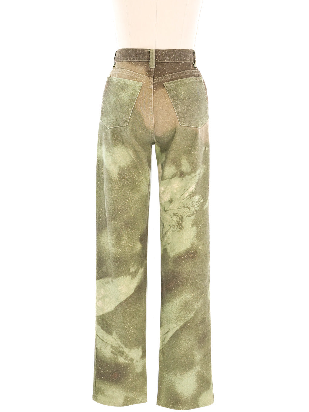 Roberto Cavalli Cannabis Printed Jeans